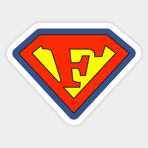 Super F Sticker by NN Tease